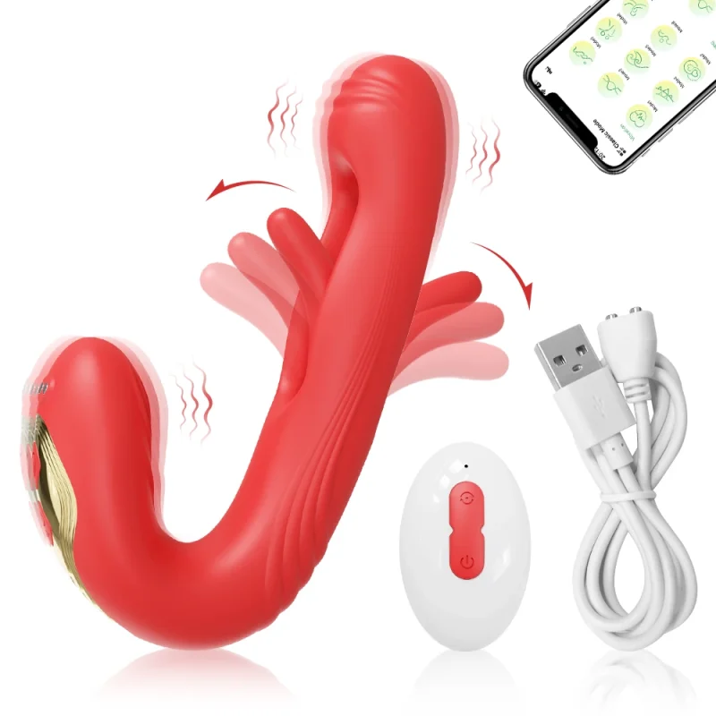 tapping flapping clit vibrator dildo tapping flapping clit vibrator dildo