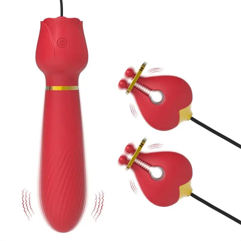 nipple vagina vibrating stimulator sex toy